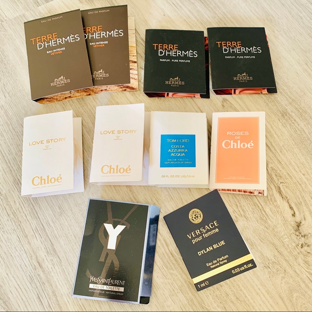 Fragrance sample set of 10